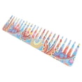 thumbnail image 1 of Wide Tooth Comb, Hair Detangling Comb Ergonomic Portable Exquisite Pattern Firm Wear Resistant Bright Color  for Home Travel for Outdoor Camping C60-7 Wide Tooth Comb, 1 of 7