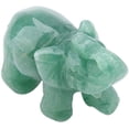 thumbnail image 5 of Figuras de elefante de cristal, elefante tallado de jade natural de 2 pulgadas, decoración del hogar, artículo de decoración del coche (aventurina verde), 5 of 5