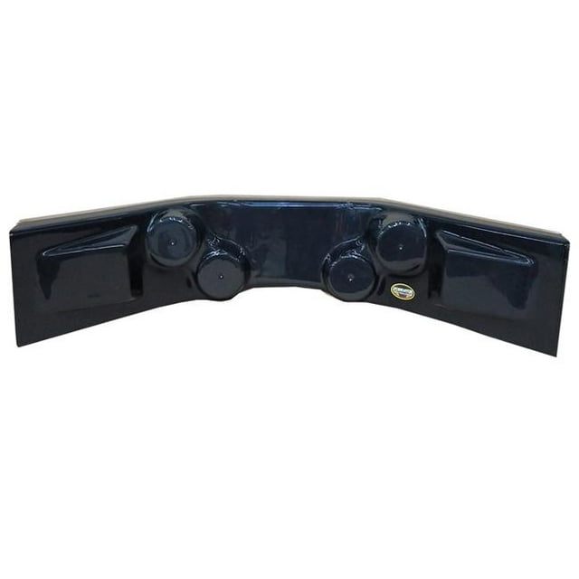 Dash Panel Curved, Black - 30 x 12 x 6.5 in.