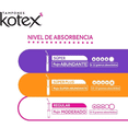 thumbnail image 5 of Tampones Kotex Super Plus Flujo Abundante Higiene Femenina, 5 of 5