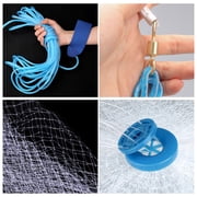 NEWEEN Cast Net 3/8 Mesh Hand Cast Fishing Net Saltwater Bait Casting Net 6FT Radius Size