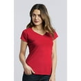 thumbnail image 3 of Gildan Ladies Soft Style Short Sleeve V-Neck T-Shirt, 3 of 6