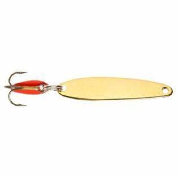 Bay De Noc 2GGLO 1-Inch Swedish Pimple Jig, 1/10-Ounce, Glow/Gold
