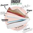 thumbnail image 5 of DOGO Wedge Sneakers for Women - Handmade and Vegan Leather Platform Sneakers for Women, Unique Chunky Sneakers Arizona Dream Design, Size 8, 5 of 5