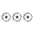 thumbnail image 3 of Monstrate Wall Clock Sticker Modern Affordable Silent Digital Labels Home Mirror Accessories Decal Big Hotel Effect Office Living Type1 NO1 Monstrate CBP012396, 3 of 6
