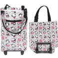 thumbnail image 5 of Elderly Household Shopping Cart Foldable Trolley Bag with Rolling Wheel, Grocery Foldable Cart Shopping Trolley Grocery Carts for Outdoors, 5 of 7
