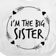 thumbnail image 4 of Inktastic I'm the Sister Girls Baby Bib, 4 of 4