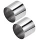 thumbnail image 1 of Rebajadora de codo de escape mandrel de 4" OD a 4.5" OD, adaptador de tubo de acero inoxidable 201, longitud de 3 pulgadas, tono plateado, 1 of 7