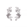 thumbnail image 1 of Heliisoer Personality Earrings Leaves Beautiful Diamond Earrings, 1 of 1