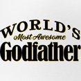 thumbnail image 2 of CafePress - World's Most Awesome Godfather - Adjustable Unisex Printed Trucker Hat with Mesh Back, 2 of 10