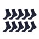 thumbnail image 1 of Calcetines para Hombre Qarigey 10 Uds. Absorbentes de Sudor de Poliéster Color Azul oscuro, 1 of 6
