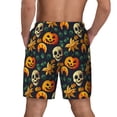 thumbnail image 2 of Lsque Mens Swim Trunks Halloween Skull Pattern - Bathing Suit Compression Liner - Beach Swim Shorts Swimwear - (S-3XL) - Stretch Quick Dry -Large, 2 of 9