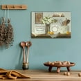 thumbnail image 2 of Farmhouse Kitchen Wall Art, Vintage Country Kitchen Pictures Wall Decor, Rustic Flower Lemon Fruits Canvas Paintings Kitchen Signs Modern Artwork Home Kitchen Decorations Framed 12x18 Inches, 2 of 6