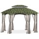 thumbnail image 2 of Garden Winds Replacement Canopy for The Manhattan Oval Gazebo - Standard 350 - Beige, 2 of 4