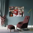 thumbnail image 4 of Jimmy Garoppolo Football Poster Canvas Poster Art Poster Canvas Painting Decor Wall Print Photo Gifts Home Modern Decorative Posters 16x24inch(40x60cm), 4 of 6
