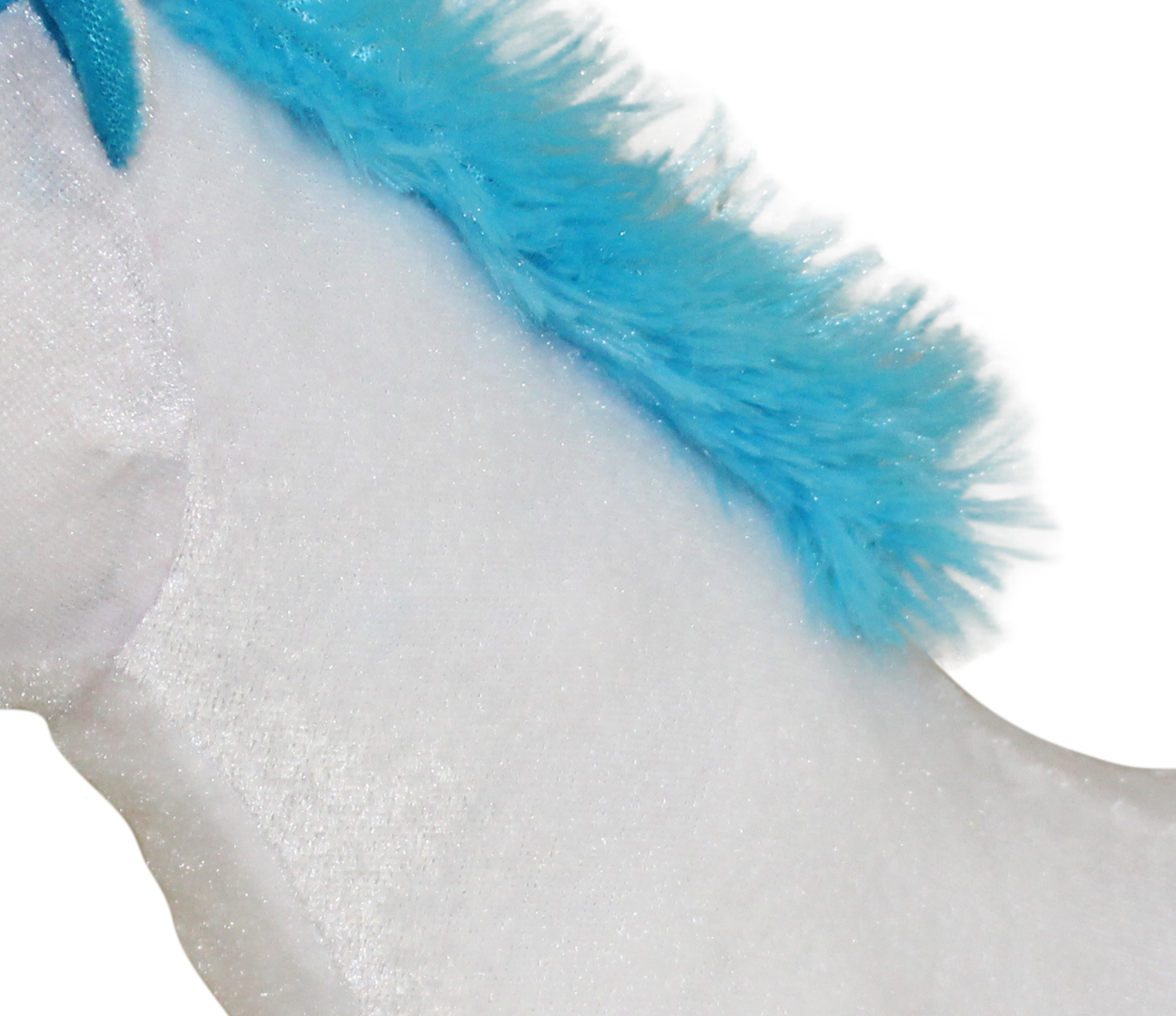 Plush Pal 12" Soft & Fluffy Blue Unicorn Stuffed Animal Toy with Blue Teal Tail And Mane - image 5 of 6