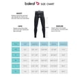 thumbnail image 7 of baleaf Boy's Compression Leggings Tights Fleece Base Layer Pants Red M, 7 of 7