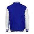 thumbnail image 2 of Men's Premium Classic Snap Button Vintage Baseball Letterman Varsity Jacket, 2 of 2