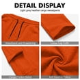 thumbnail image 6 of Dresfit Cargo Sweatpants for Men Drawstring Baggy Sweatpant Fall Winter Slim Fit Travel Loose Fit Work Pants Big and Tall Stretch Hiking Trousers 3XL, 6 of 8