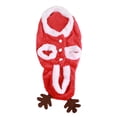 thumbnail image 4 of Chaqueta navideña para mascotas NikouMX abrigo navideño suave con capucha, 4 of 8