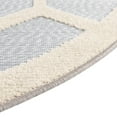 thumbnail image 4 of Rugs.com Aruba Outdoor Collection Rug – 5 Ft Round Gray Low-Pile Rug Perfect For Any Outdoor Space, Kitchens, Dining Rooms, 4 of 8