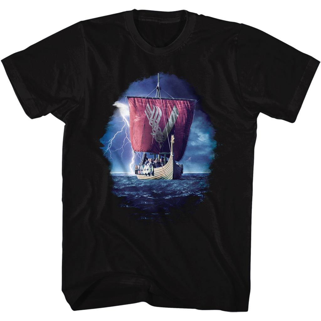 Vikings Historical Drama TV Show History Channel Series Ship Adult T