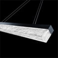 thumbnail image 5 of WAC Lighting Effervescent 45" LED 3000K Transitional Aluminum Pendant in Black, 5 of 5