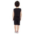 thumbnail image 5 of Wonder Nation Toddler Boys Sleeveless Basketball Jersey and Shorts Set, 2-Piece, Sizes 12M-5T, 5 of 7