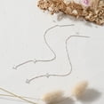 thumbnail image 3 of AeraVida Beacon of Hope North Star Celestial Sterling Silver Dangle Earrings, 3 of 6