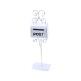thumbnail image 2 of BELOVING Miniature Dollhouse Mailbox DIY Scene Accessories Pretend Play Mini Mailbox White, 2 of 9