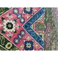 thumbnail image 5 of EORC KC15103GN8X10 8 x 10 ft. Kazak Traditional Area Rug, Green & Light Fushia, 5 of 9