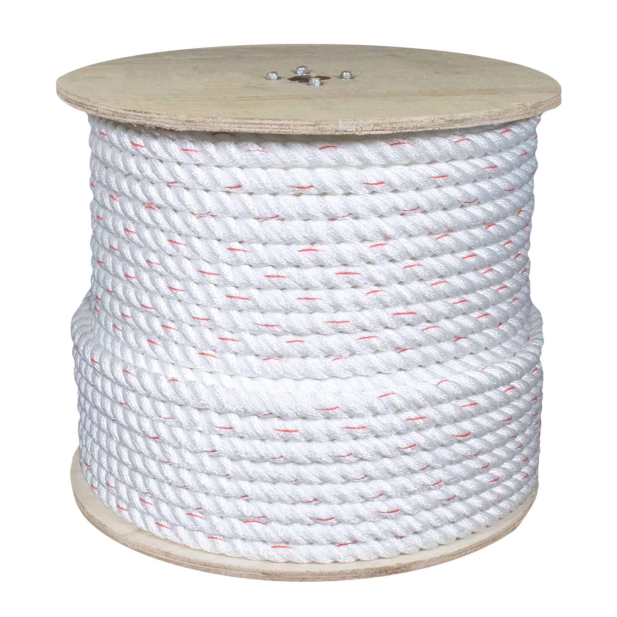 Lehigh 1/4-in x 100-ft White Twisted Nylon Rope in the Packaged Rope  department at