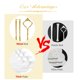 thumbnail image 2 of Soporte para cupcakes y postres DAFURIET de plástico blanco de 3 niveles, 2 of 7