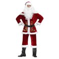thumbnail image 1 of Disfraz de Papá Noel para hombre, conjunto de ropa navideña estampada, traje de manga larga Pompotops oipoqjl8928, 1 of 9