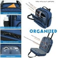 thumbnail image 4 of KROSER 16-inch Underseat Carry On Suitcase with Laptop Compartment, Haze Blue, 4 of 7