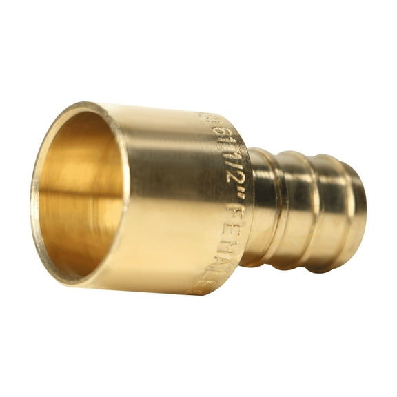 25 Pcs XFITTING 1/2 Inch Pex x 1/2 Inch Female Sweat Adapter, 23-3-6=25X