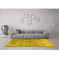 thumbnail image 3 of Ahgly Company Indoor Round Persian Yellow Traditional Area Rugs, 5' Round, 3 of 4