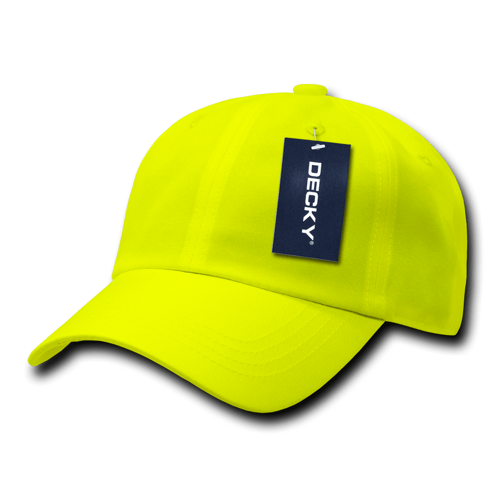 Lightweight Neon Color Polyester Twill Structured Baseball Cap FREE SHIPPING 