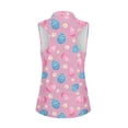 thumbnail image 3 of Uorisanigo Cute Easter Bunny Women's Golf Sleeveless Shirt Comfortable Stylish Moisture Wicking Casual Tennis Activewear for Workout Sports Size XS, 3 of 7