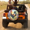 thumbnail image 3 of KAKALAD Birds Lovely Rooster Spring Flowers Seasons 01 Spare Tire Cover Universal Vehicle Accessories Buckle Car Tools 16”in, 3 of 6