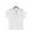 Gray,White, variant on FLMEI Boys Girls Cotton Linen Shirt for Toddler Kids Boys Short Sleeve T Shirt Baby Summer Button Tees Tops 0-6 Years Old