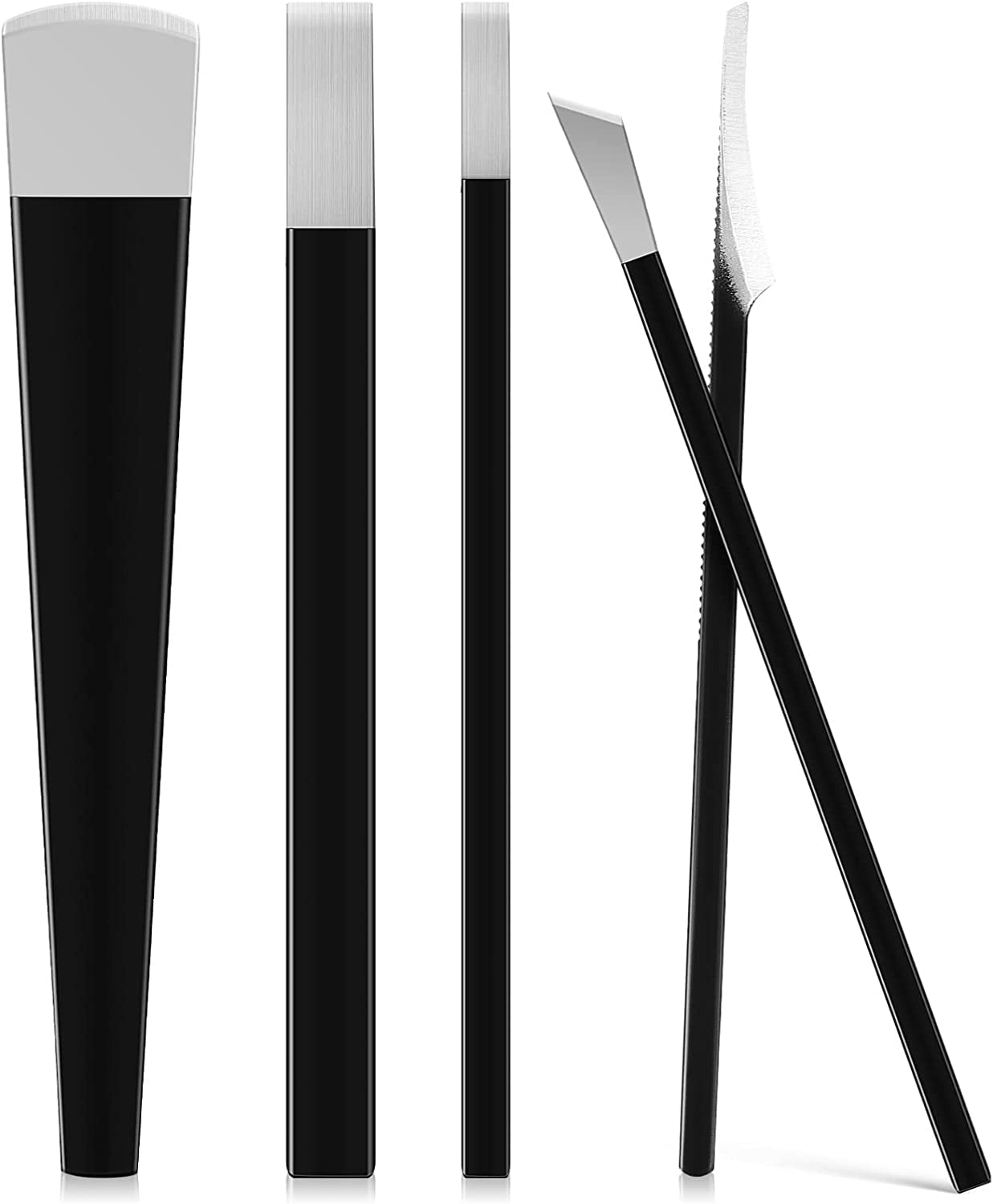 5pcs Stainless Steel Toenail Knife Tools with Storage Bag Nail Knives