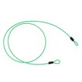 thumbnail image 3 of Cable de seguridad de 100 cm para bicicleta con doble lazo en ambos extremos. Verde, 3 of 9