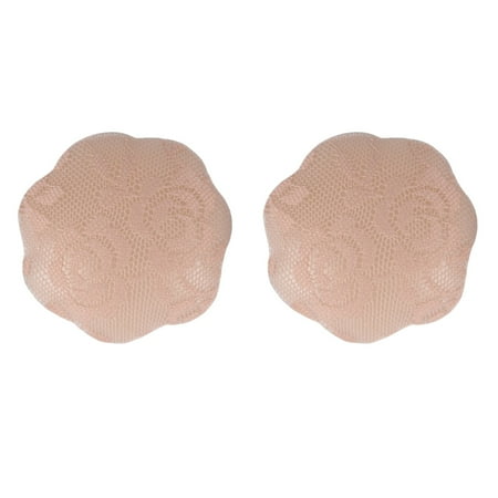 

Womens Lace Silicone Pasties Breast Petals Reusable Adhesive Silicone Nipple Cover Invisible Nipple Covers Pasties Self Petals Pad Pasties Note Please Buy One Size Larger