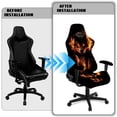 thumbnail image 5 of Uorisanigo Fire Wolf Gaming Chair Cover with Armrest Covers Breathable Computer Reclining Gaming Chair Protector Slipcovers Soft Rotating Chair Cover for Office Gift for Holiday, 5 of 8