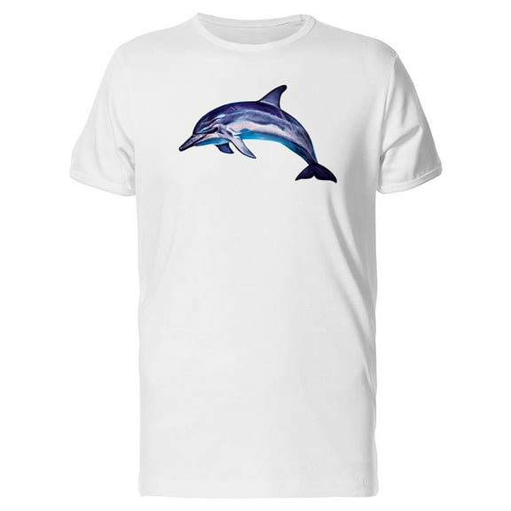 Watercolor Of Dolphin T-Shirt Men -Image by Shutterstock, Male Small