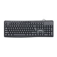 thumbnail image 1 of Marvo Office USB 2.0 Wired Keyboard 104 Keys + 9 multimedia Keys 10 million presses English version Black (DKB002), 1 of 3