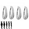 thumbnail image 1 of Bilqis Hair Clip Without Ear Hole Ear Rings Metal Ear Nail Multilayer Diamond Inlaid C-shaped Detumescence Ear Rings, 1 of 4