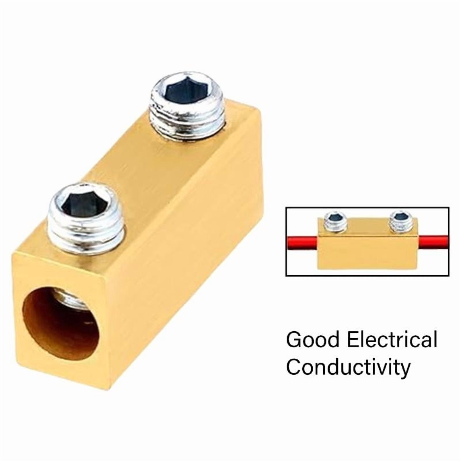 20-Pack Quick Wiring Connection Terminals – 8 Gauge Wire Connectors With Screws & Heat Shrink Tubes, No Crimping Needed
