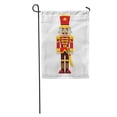 thumbnail image 1 of LADDKE Red Ballet Nutcracker Sword Flat Cartoon Character Christmas Classic Culture Garden Flag Decorative Flag House Banner 28x40 inch, 1 of 2